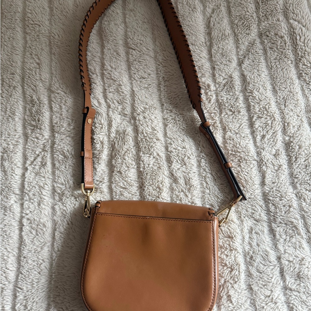 Michael Kors camel coloured Crossbody Bag with Braided Strap - Picture 2 of 2